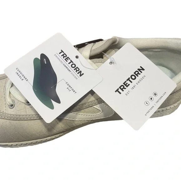 TRETORN ECO ORTHOLITE WOMENs SNEAKERS SIZE 9M NWT NYOLITE PLUS LEATHER - Picture 6 of 7